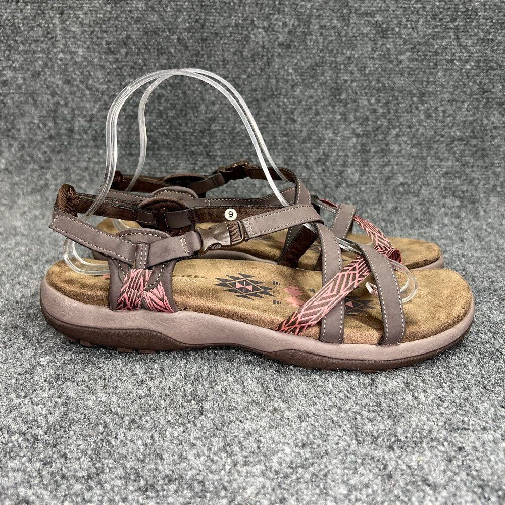 Skechers Strappy Sandals Women's 9 Grey Athletic Outdoor Hiking Water Adventure
